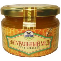 ЛУГОВОЙ мёд, 100% натуральный, без добавок, ДОРОГОЙ, ЭКО, КФХ ДИДО, Дагестан, стекло, 330 грамм